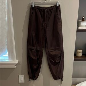 TNA Women's Dark Brown Cargo Pants